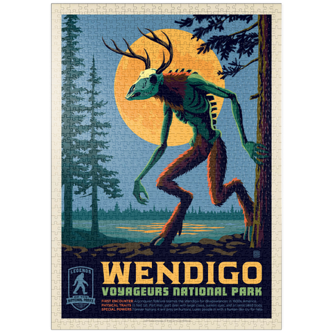 puzzleplate Legends Of The National Parks: Voyageurs' The Wendigo 1000 Puzzle