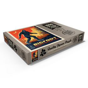 Alternative Darstellung des Puzzle-Motivs Legenden der Nationalparks: Bigfoot im Yosemite – Puzzleteile: 1000