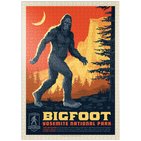 puzzleplate Legends Of The National Parks: Yosemite's Bigfoot 1000 Puzzle