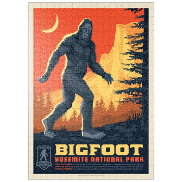 puzzleplate Legends Of The National Parks: Yosemite's Bigfoot 500 Puzzle