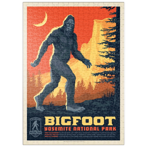 puzzleplate Legends Of The National Parks: Yosemite's Bigfoot 500 Puzzle