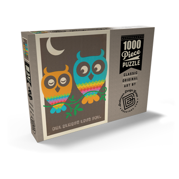 Mod Rainbow Owls 1000 Puzzle Schachtel Ansicht2