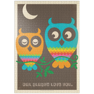 puzzleplate Mod Rainbow Owls 1000 Puzzle