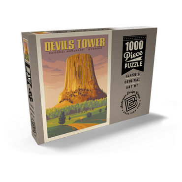 Devils Tower, WY: Dusk 1000 Puzzle Schachtel Ansicht2