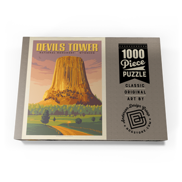 Devils Tower, WY: Dusk 1000 Puzzle Schachtel Ansicht3