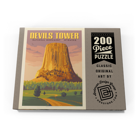 Devils Tower, WY: Dusk 200 Puzzle Schachtel Ansicht3