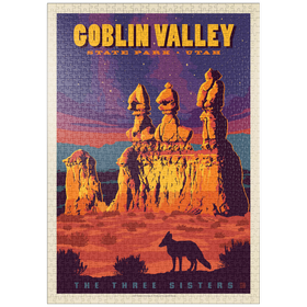 Darstellung des Puzzle-Motivs Goblin Valley State Park, Utah – Puzzleteile: 1000