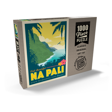 Hawaii: Na Pali State Wilderness Park 1000 Puzzle Schachtel Ansicht2