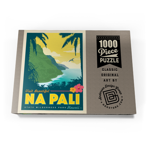 Hawaii: Na Pali State Wilderness Park 1000 Puzzle Schachtel Ansicht3
