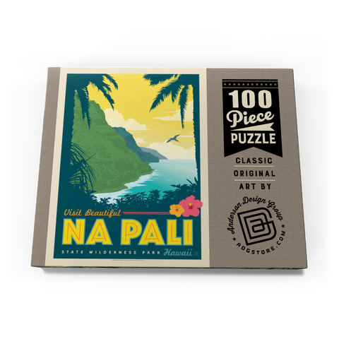 Hawaii: Na Pali State Wilderness Park 100 Puzzle Schachtel Ansicht3