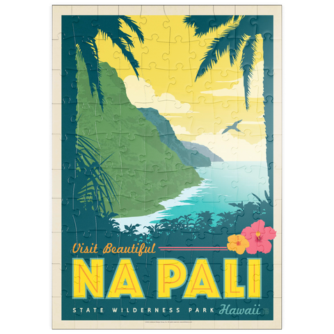 puzzleplate Hawaii: Na Pali State Wilderness Park 100 Puzzle