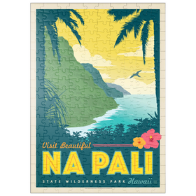 Darstellung des Puzzle Motivs Hawaii: Na Pali State Wilderness Park - Puzzleteile: 200