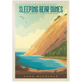 Darstellung des Puzzle-Motivs Sleeping Bear Dunes National Lakeshore – Puzzleteile: 1000