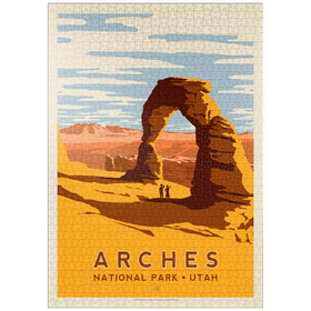 Darstellung des Puzzle-Motivs Arches National Park: Delicate Arch – Puzzleteile: 1000