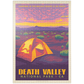 Darstellung des Puzzle-Motivs Death Valley National Park: Camping – Puzzleteile: 1000
