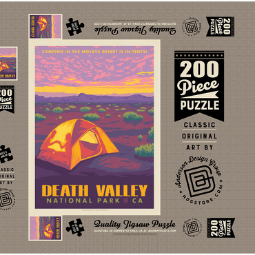 Death Valley National Park: Camping 200 Puzzle Schachtel 3D Modell
