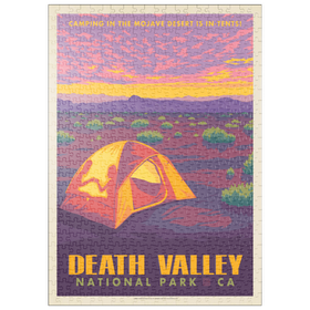 Darstellung des Puzzle-Motivs Death Valley National Park: Camping – Puzzleteile: 500