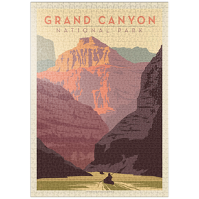 Darstellung des Puzzle-Motivs Grand Canyon National Park: Kayak – Puzzleteile: 1000