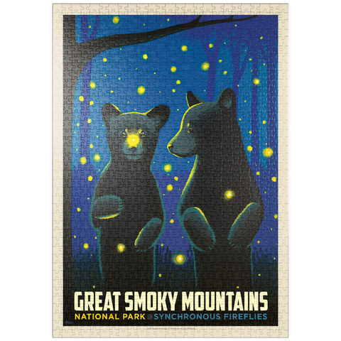 puzzleplate Great Smoky Mountains National Park: Firefly Cubs 1000 Puzzle
