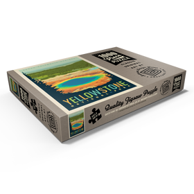 Alternative Darstellung des Puzzle-Motivs Yellowstone National Park: Grand Prismatic Springs – Puzzleteile: 1000