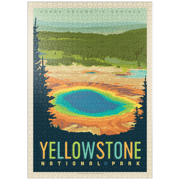 puzzleplate Yellowstone National Park: Grand Prismatic Springs 1000 Puzzle