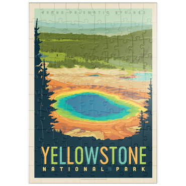 puzzleplate Yellowstone National Park: Grand Prismatic Springs 100 Puzzle