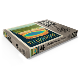 Alternative Darstellung des Puzzle-Motivs Yellowstone National Park: Grand Prismatic Springs – Puzzleteile: 200