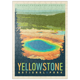 Darstellung des Puzzle-Motivs Yellowstone National Park: Grand Prismatic Springs – Puzzleteile: 200