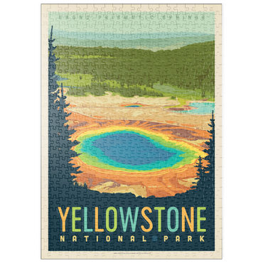 puzzleplate Yellowstone National Park: Grand Prismatic Springs 500 Puzzle