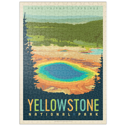 puzzleplate Yellowstone National Park: Grand Prismatic Springs 500 Puzzle