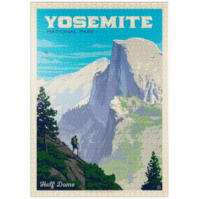 Darstellung des Puzzle-Motivs Yosemite National Park: Half Dome Vista – Puzzleteile: 1000