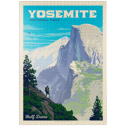 puzzleplate Yosemite National Park: Half Dome Vista 1000 Puzzle