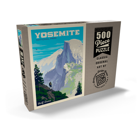 Yosemite National Park: Half Dome Vista 500 Puzzle Schachtel Ansicht2