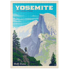 Darstellung des Puzzle-Motivs Yosemite National Park: Half Dome Vista – Puzzleteile: 500