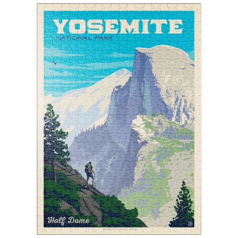puzzleplate Yosemite National Park: Half Dome Vista 500 Puzzle