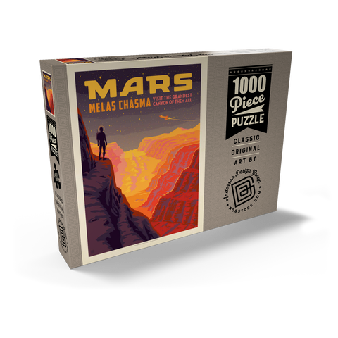 Mars: Melas Chasma 1000 Puzzle Schachtel Ansicht2