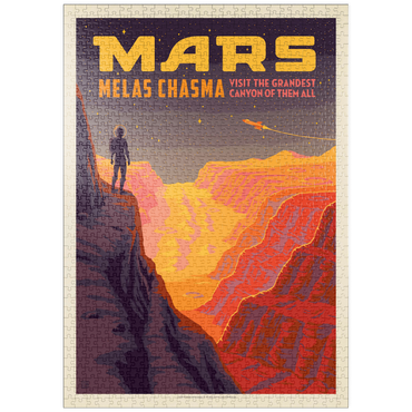 puzzleplate Mars: Melas Chasma 1000 Puzzle