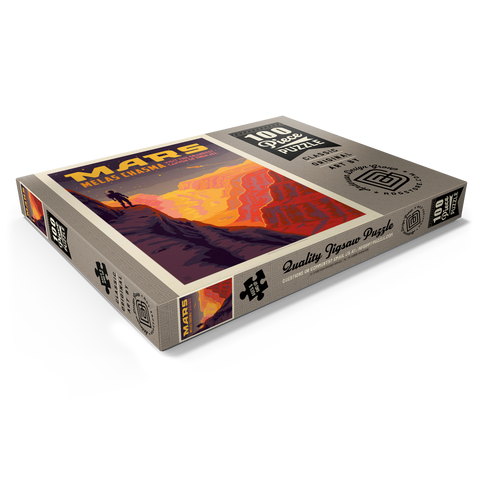 Mars: Melas Chasma 100 Puzzle Schachtel Ansicht1