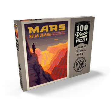 Mars: Melas Chasma 100 Puzzle Schachtel Ansicht2