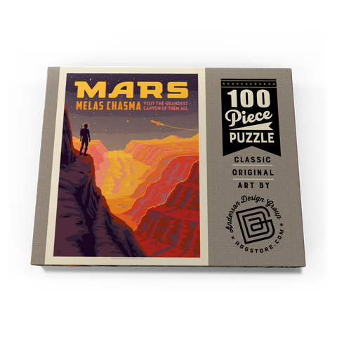 Mars: Melas Chasma 100 Puzzle Schachtel Ansicht3