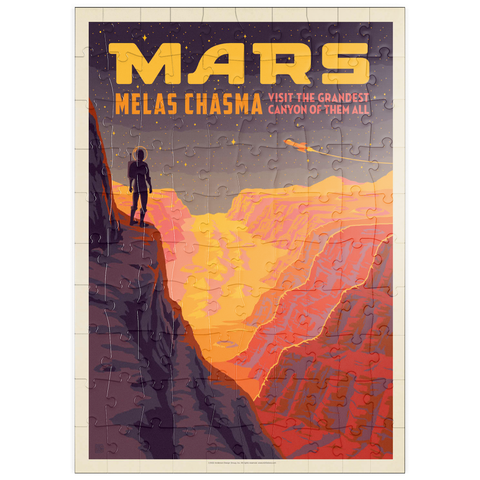 puzzleplate Mars: Melas Chasma 100 Puzzle
