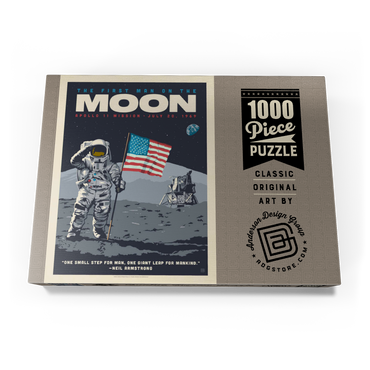NASA 1969: First Man On The Moon 1000 Puzzle Schachtel Ansicht3