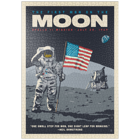 puzzleplate NASA 1969: First Man On The Moon 1000 Puzzle