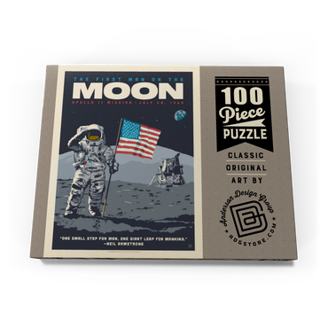NASA 1969: First Man On The Moon 100 Puzzle Schachtel Ansicht3