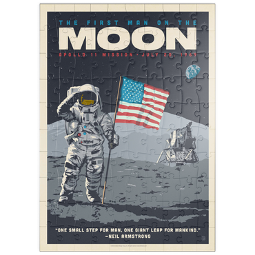 puzzleplate NASA 1969: First Man On The Moon 100 Puzzle