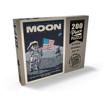 NASA 1969: First Man On The Moon 200 Puzzle Schachtel Ansicht2