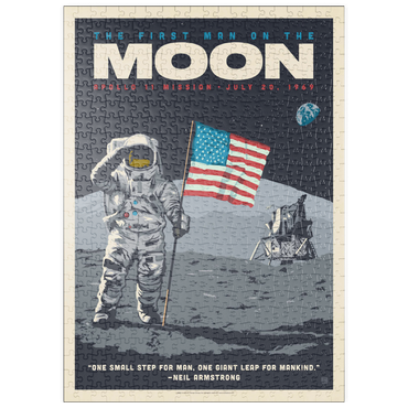 puzzleplate NASA 1969: First Man On The Moon 500 Puzzle