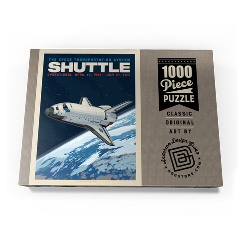 NASA 1981: Space Shuttle 1000 Puzzle Schachtel Ansicht3