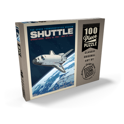 NASA 1981: Space Shuttle 100 Puzzle Schachtel Ansicht2