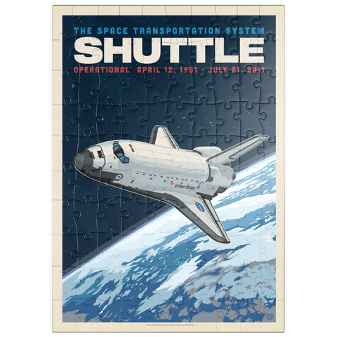 puzzleplate NASA 1981: Space Shuttle 100 Puzzle